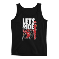 Image 3 of Let's Ride - Women's Black Tank