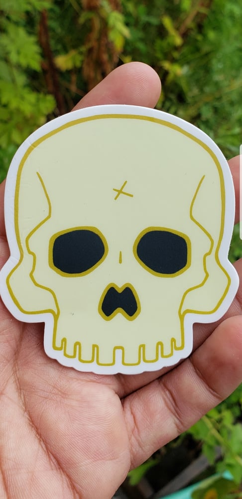 Image of Skull sticker 