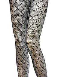 Image 2 of DIAMOND DESIGN FISHNET STOCKINGS