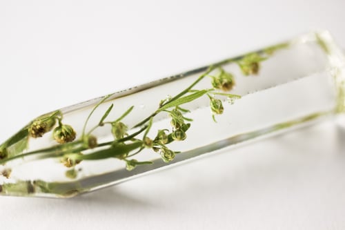 Image of Wormwood (Artemisia absinthium) - Medium Crystalline Pendant #1