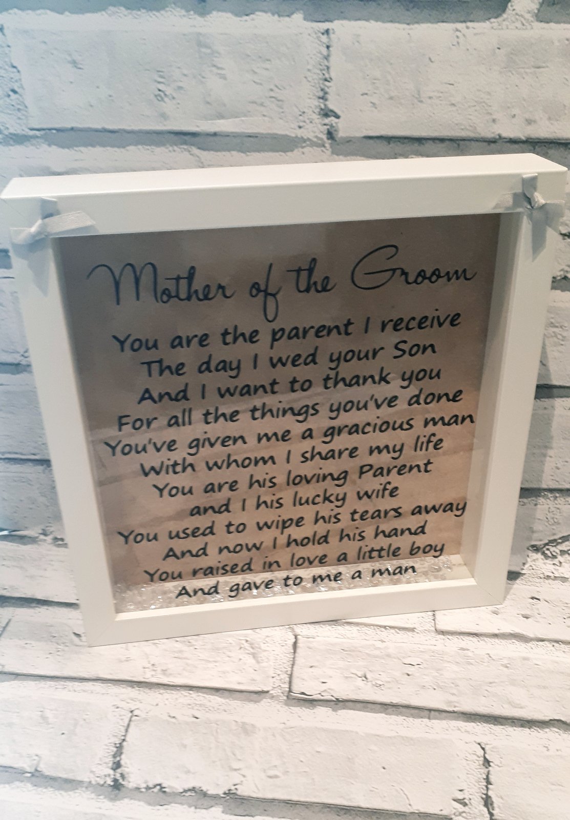 mother of the groom photo frame