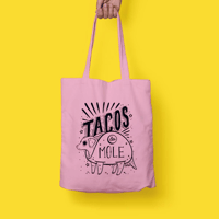 Tote bag tacos de mole