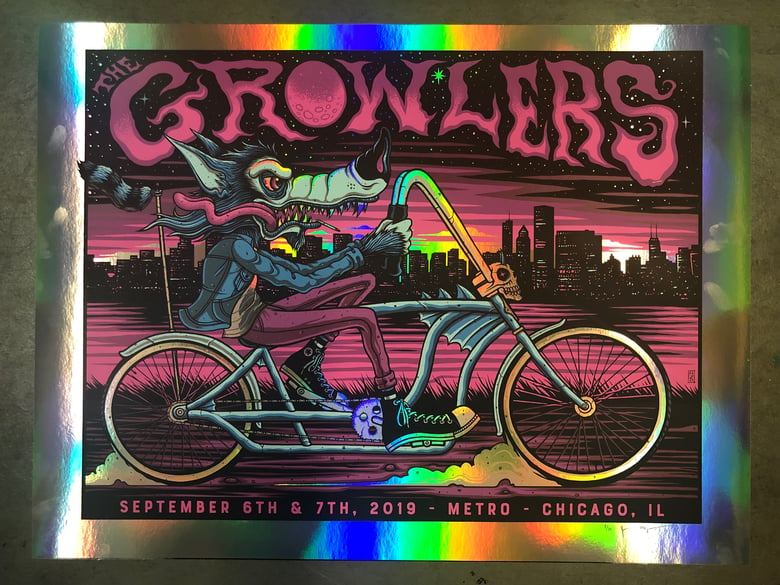 Image of The Growlers - Chicago, IL - September 6-7, 2019 - Rainbow Foil Variant