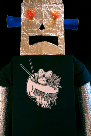 Image of Ramen Skull Shirt