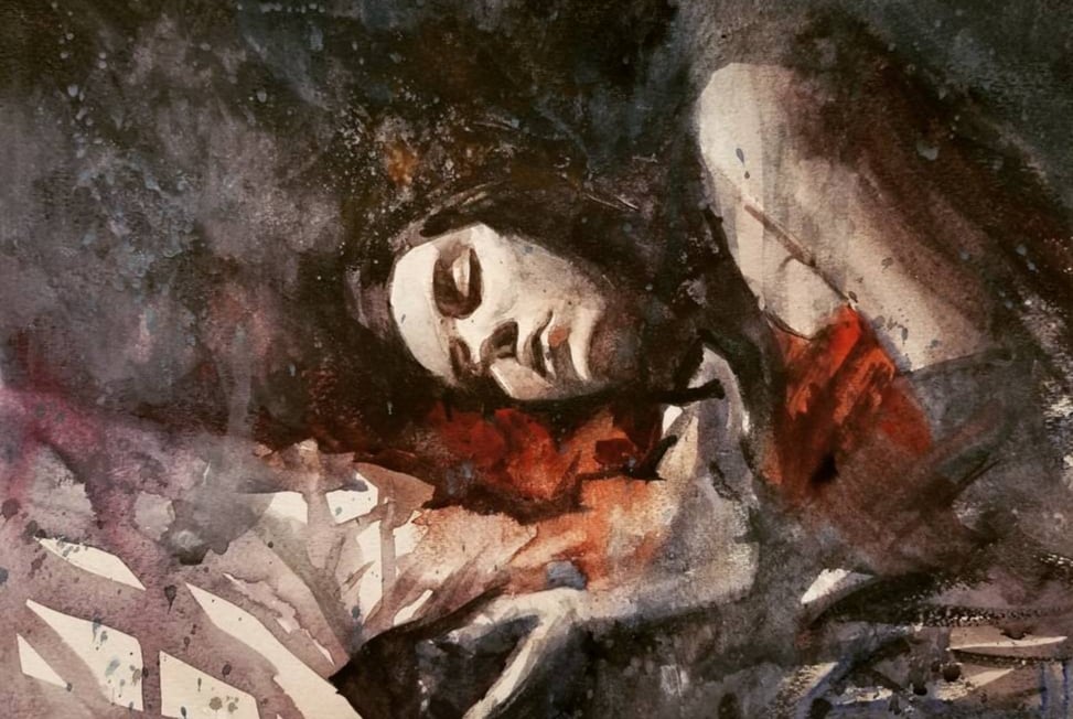 Image of ORIGINAL Woman Sleeping