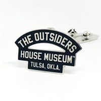 The Outsiders House Museum Arch Logo Pin