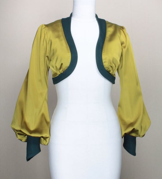 Image of Tuscan Sun with Turquoise Leone Bolero Jacket