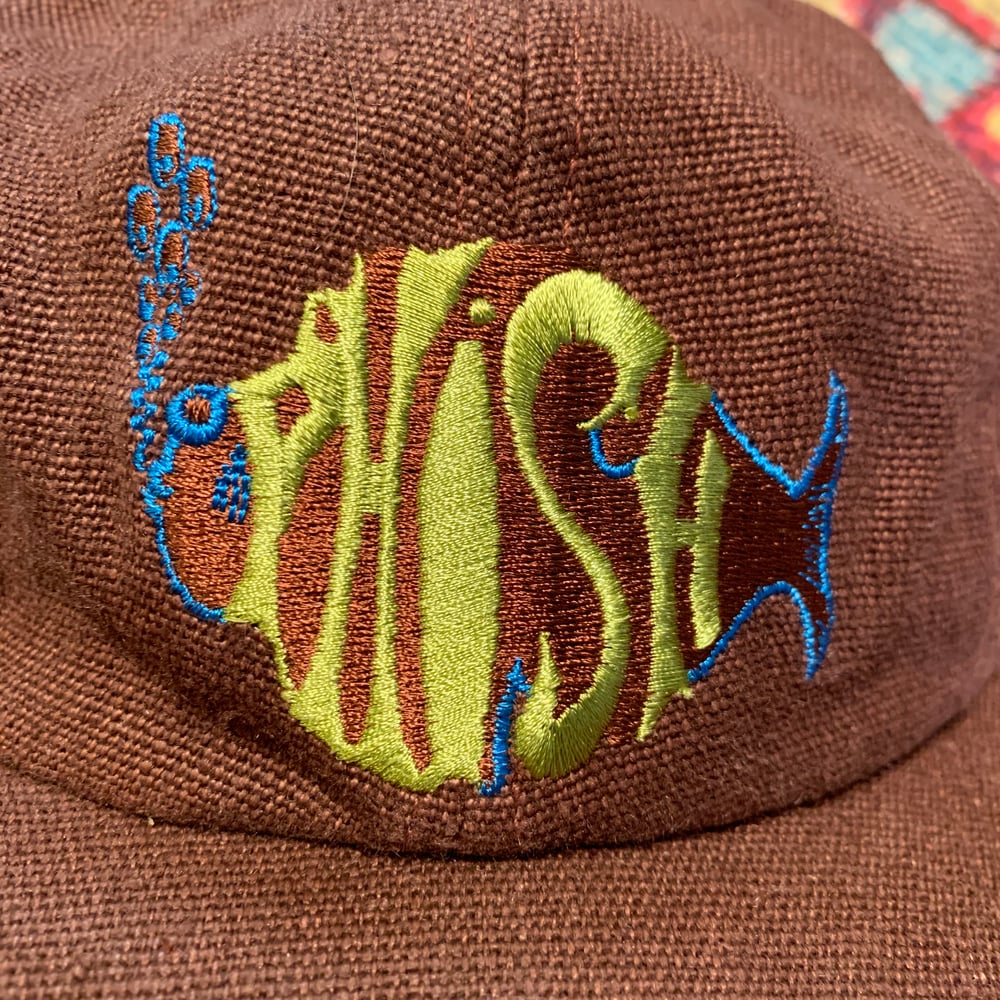 Image of Phish Original Vintage 1990's Hemp Hat! Brand NEW!  - Brown 