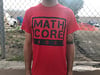 Mathcore Index original logo t-shirt (red)