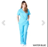 Image 3 of  Mock Wrap Scrub Set (variety of colors)