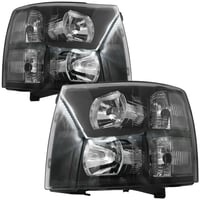 Image 2 of 07-13 Silverado Black Headligh