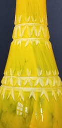 Cut Saffron vase