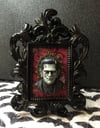 Minty Green Edition Frankenstein in Color Framed Art