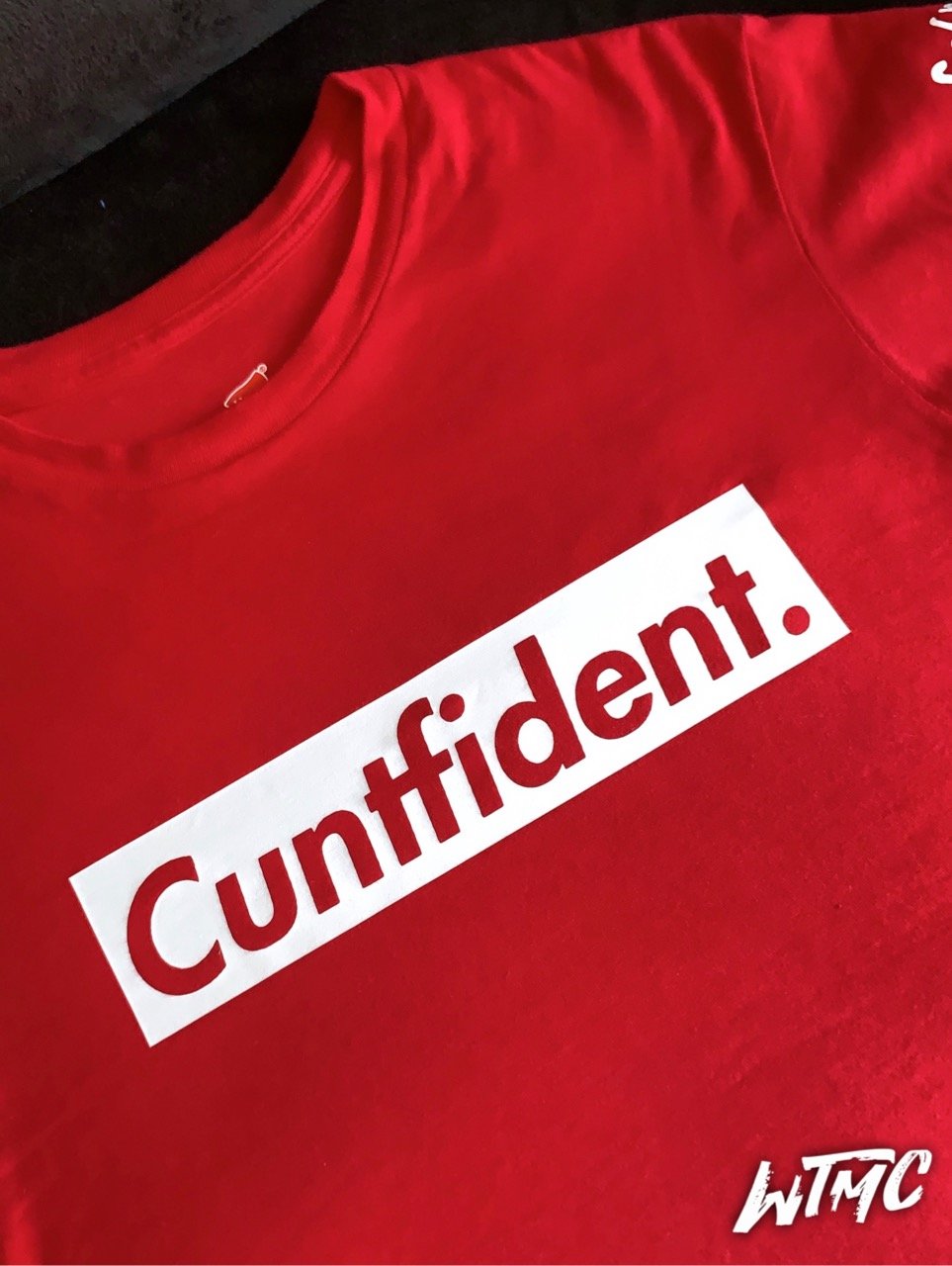 Image of Cuntfident Red/White