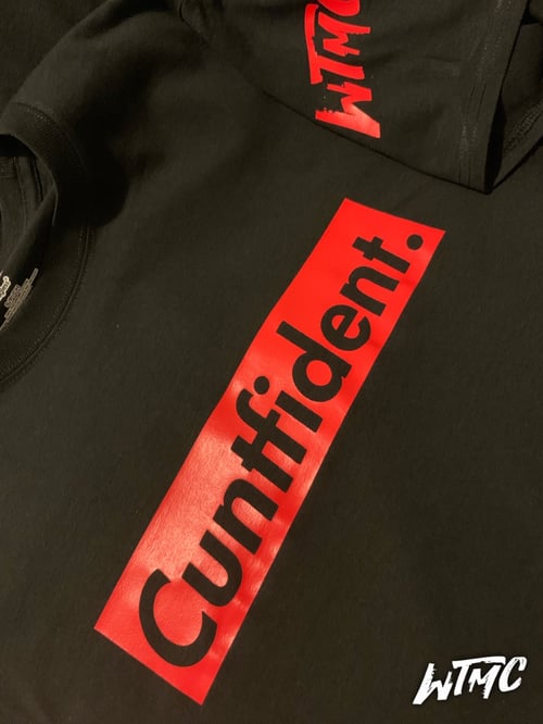Image of Cuntfident Black/Red