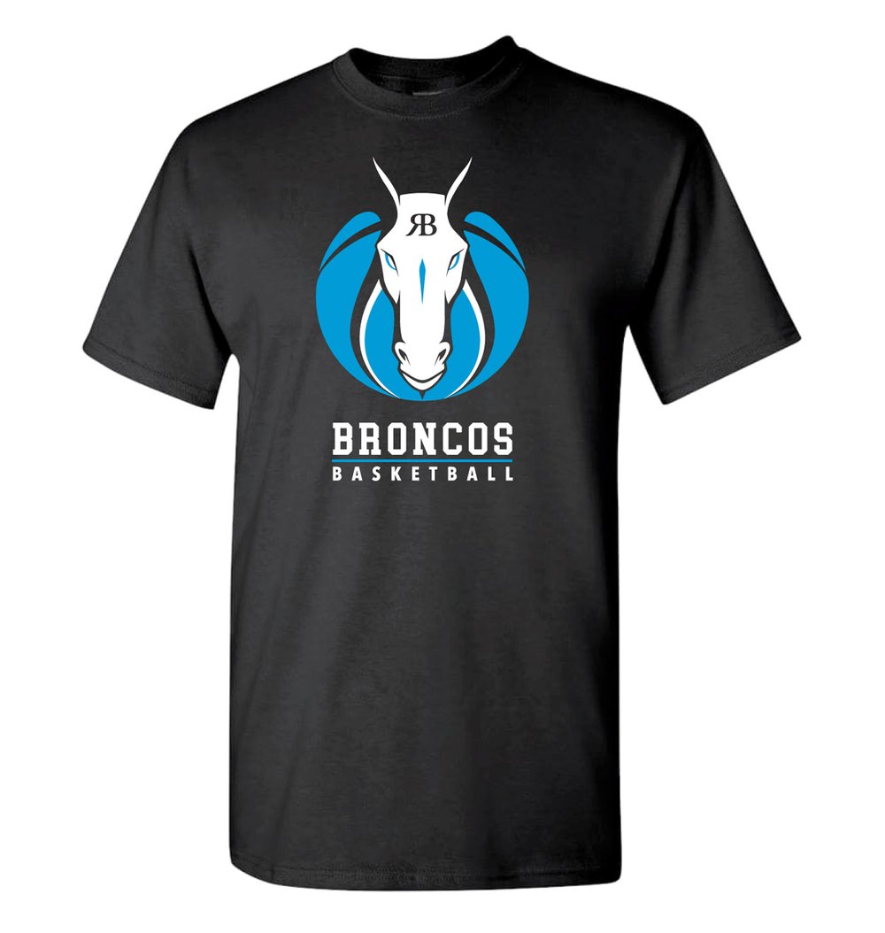 Image of Broncos Black Dri-fit Performance Crew