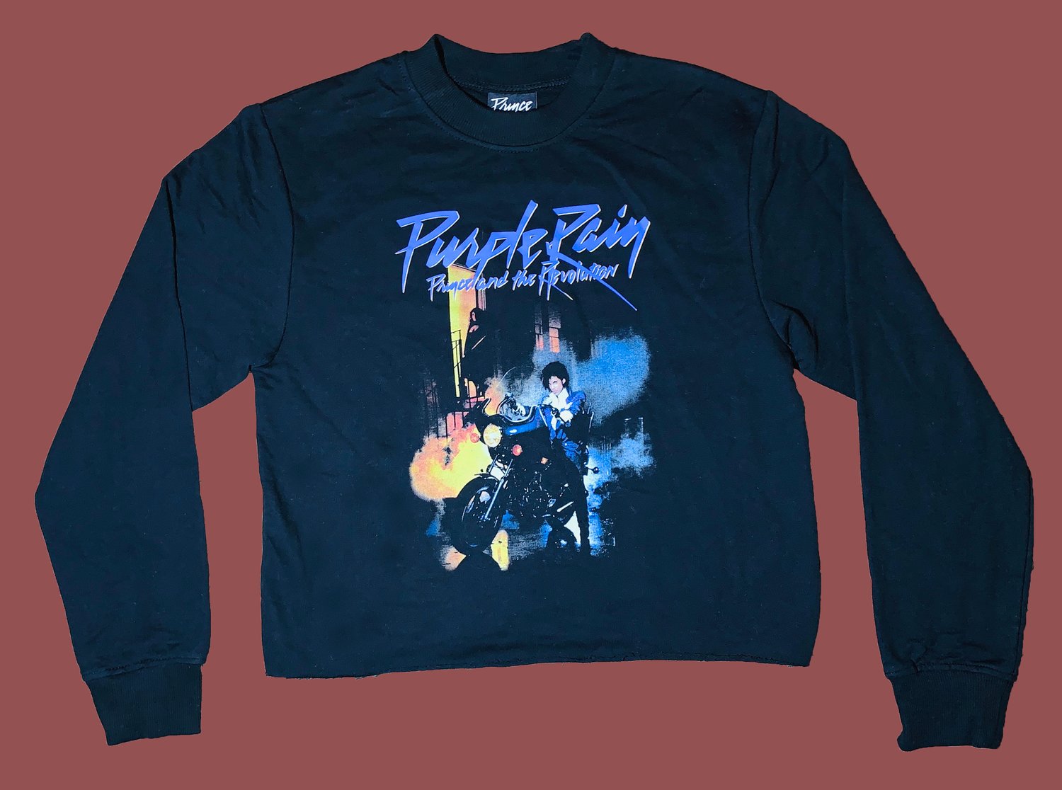 Image of (S) PURPLE RAIN PRINCE CREWNECK
