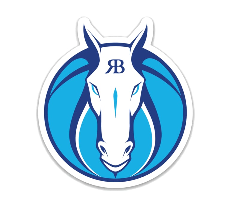 Image of Broncos Mascot Sticker