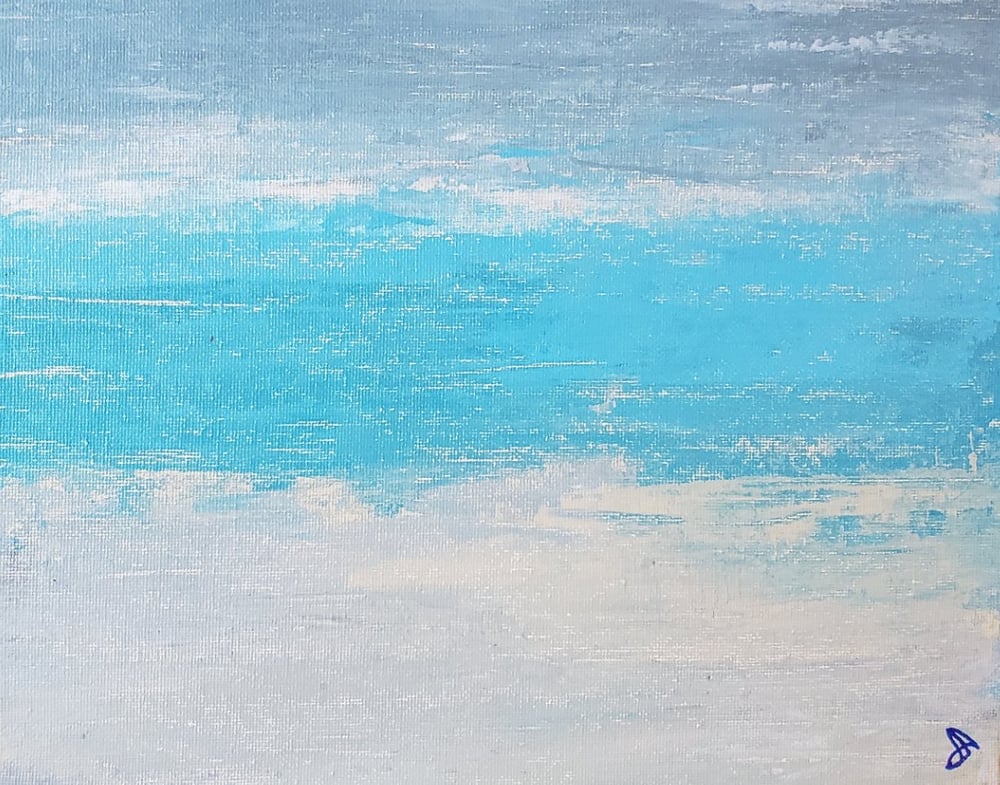 Image of RI/ Beach (8" × 10")