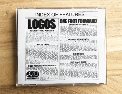Image of Logos VS One Foot Forward - EP (2000)
