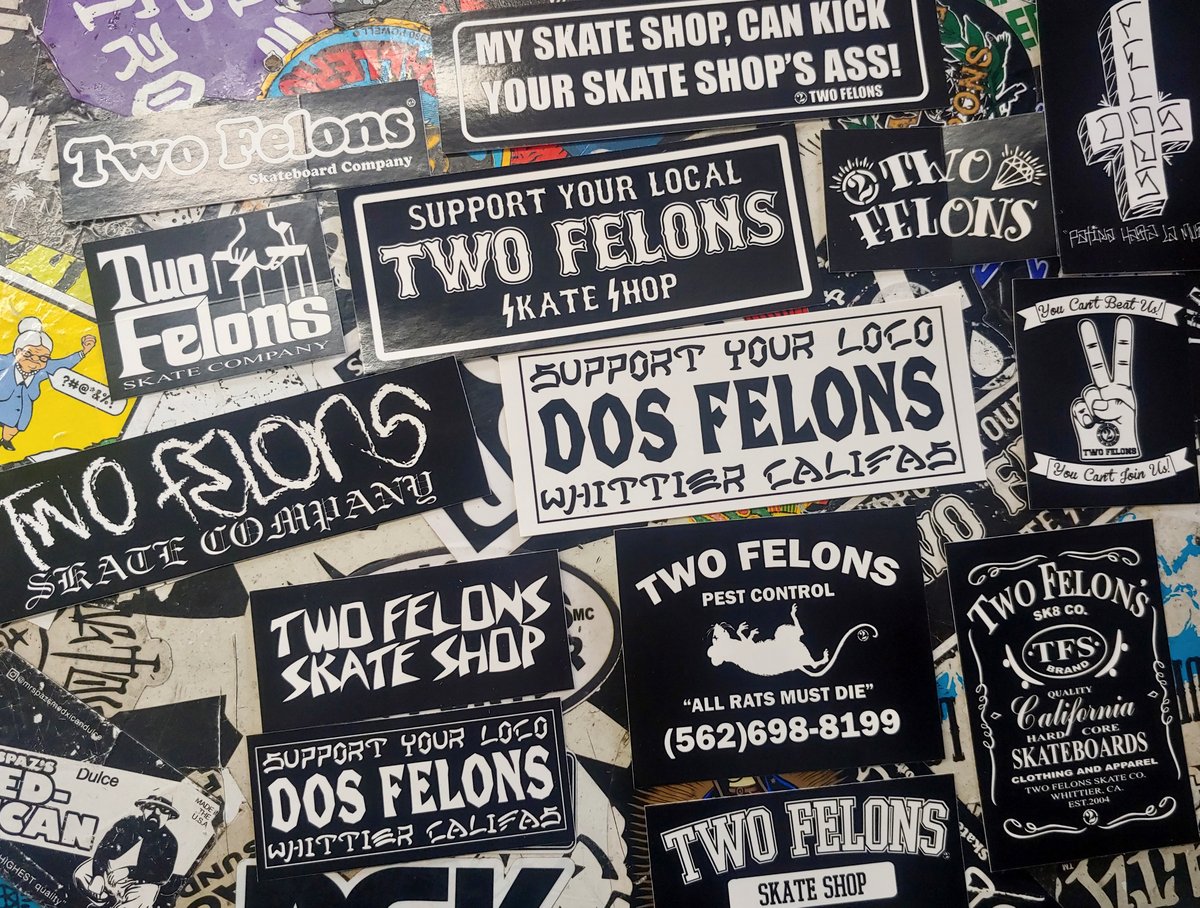 Two Felons Sticker pack | Two Felons Skate Shop