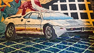 Image of 'LA' woven blanket PREORDER