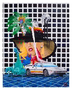 Image of 'LA' woven blanket PREORDER