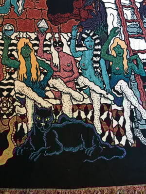 Image of 'Hidden Message' woven blanket PREORDER