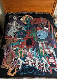Image 4 of 'Hidden Message' woven blanket PREORDER