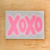 XOXO Shadow Greeting Card