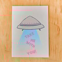 Take Me With You Greeting Card