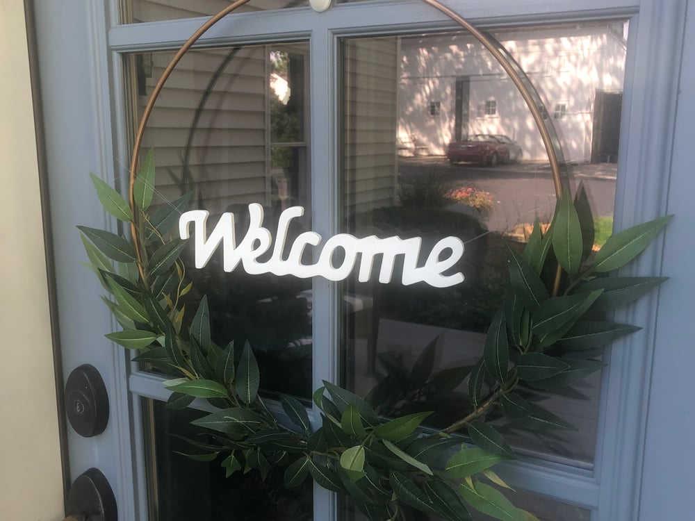 Image of Hoop Welcome Wreath