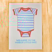 Baby Onesie Greeting Card