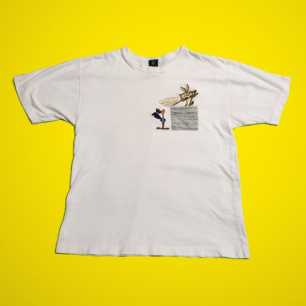 Image of Vintage Road Runner Looney Tunes Mens T-Shirt Mens Small