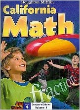 Grade 4 Teachers Edition Houghton Mifflin California Mathematics 