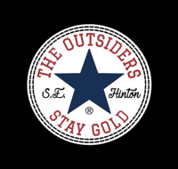 Image 2 of The Outsiders by S.E. Hinton "All-Star" Premium Black Stay Gold Tee.