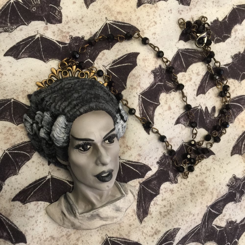 Bride of Frankenstein Necklace 