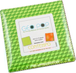 Geo Pop Charm Pack 42 - 5" Squares