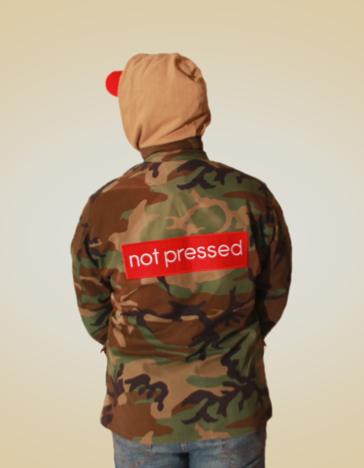 distressed army fatigue jacket