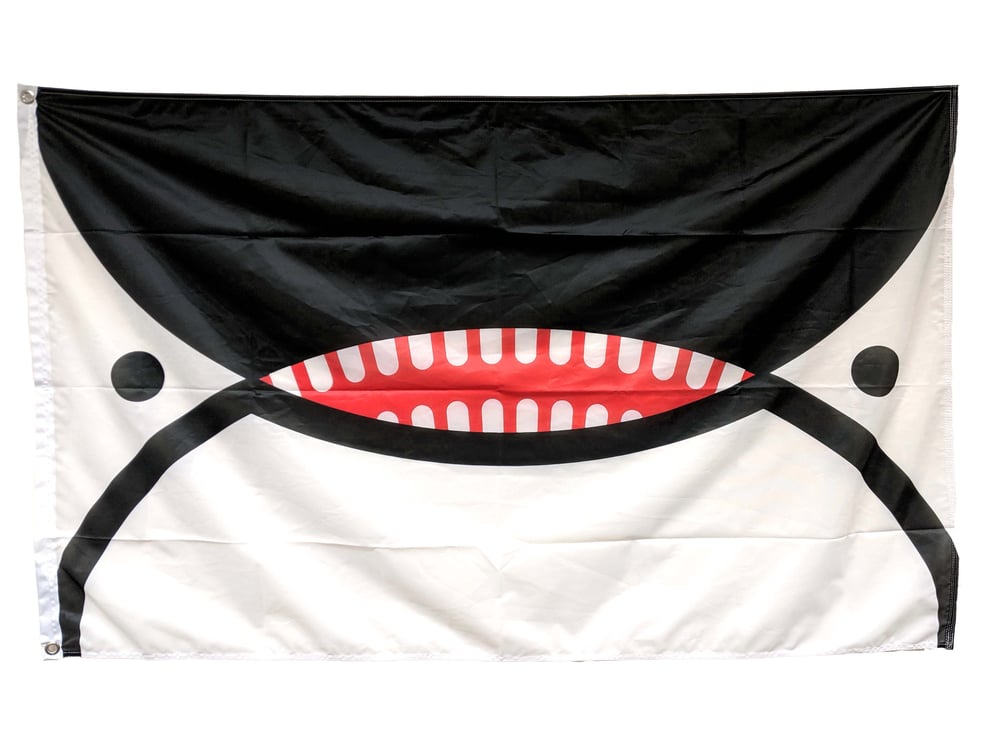 Image of Orca Face Flag of Seattle
