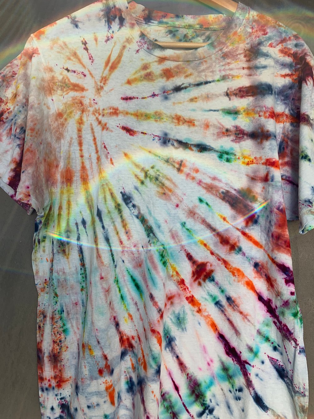 Large Spiral Tie Dye Shirt