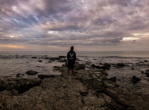 Image of BLACK VISION WINDBREAKER-WATER RESISTANT