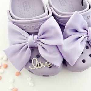 Image of Rhinestone Valentines Croc Charms