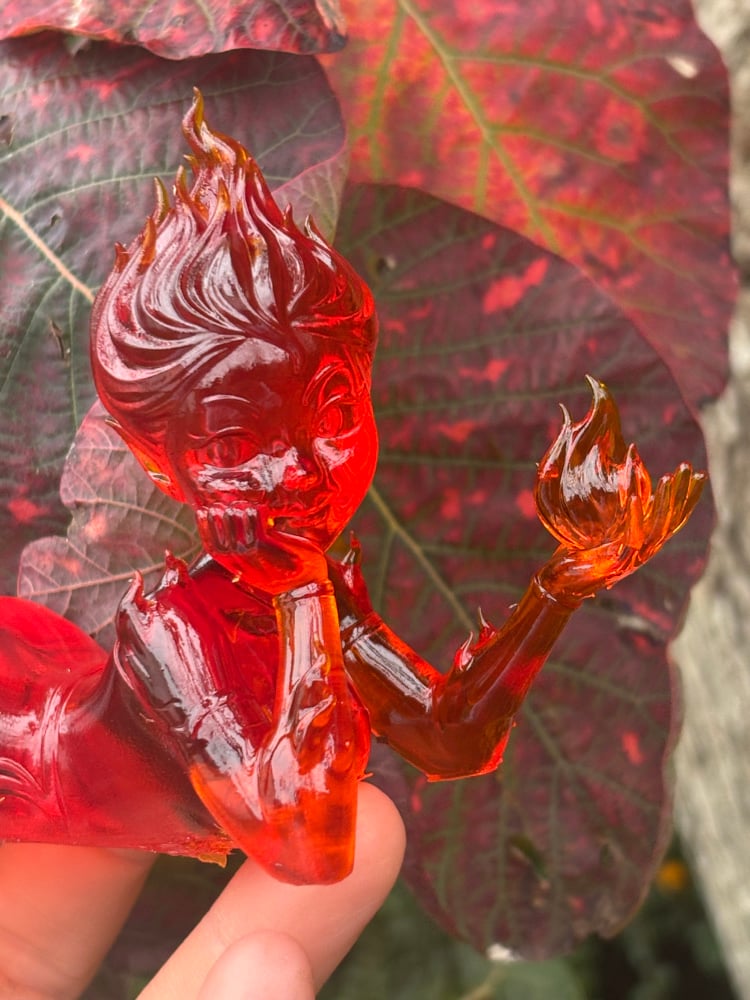 Image of Fire sprite book shelf guardian 