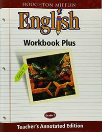 Grade 7-Teachers Edition Houghton Mifflin English 