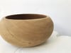 Large Raw Wooden Bowl #123