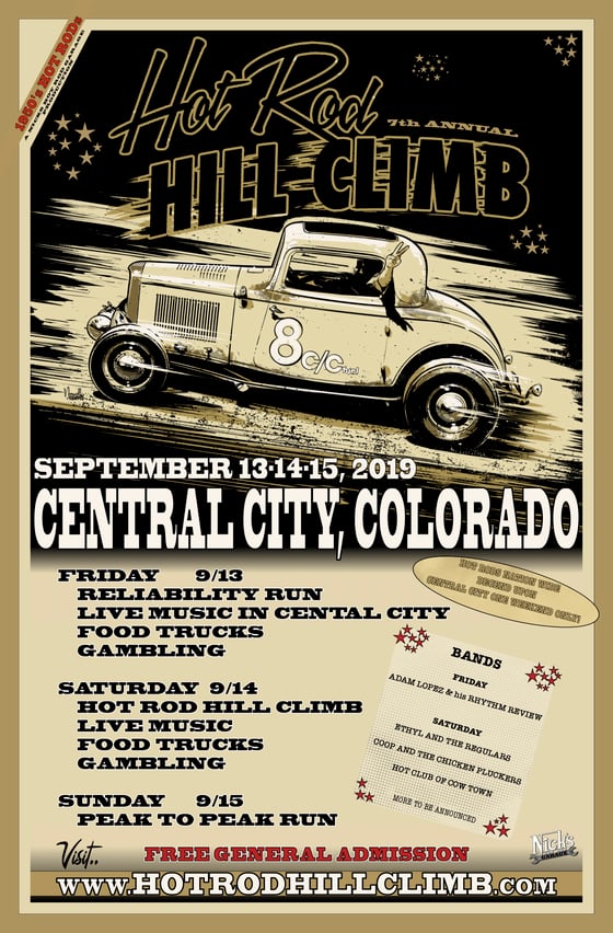 Image of Hot Rod Hill Climb Event Posters