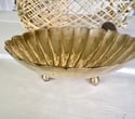 Small Solid Brass Shell Dish 