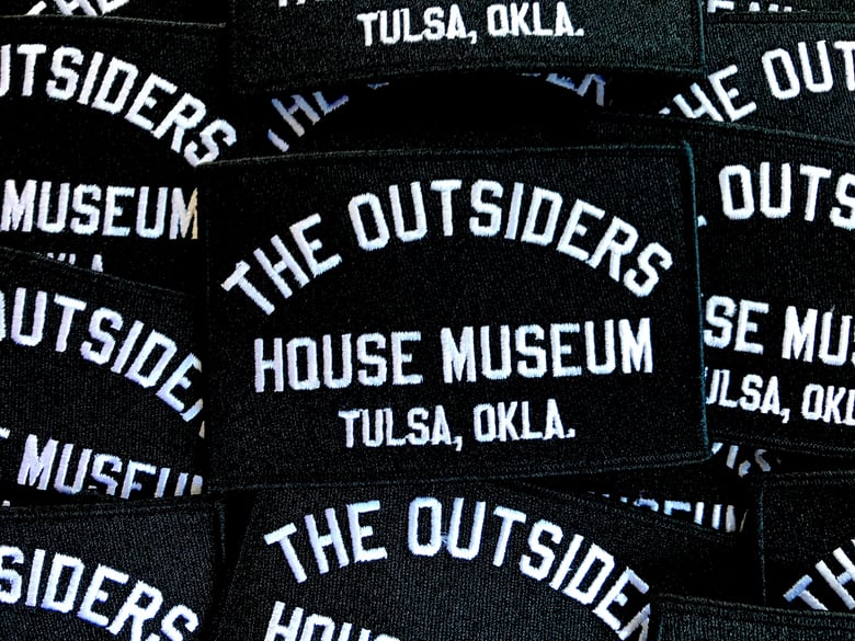 Image of The Outsiders House Museum Block Lettering Patch