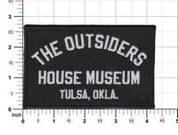 Image 2 of The Outsiders House Museum Block Lettering Patch